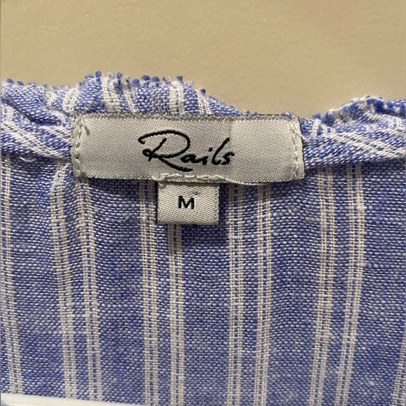 Rails Everly Dress in Ludlow Stripe Blue SZ.M - Picture 5 of 8